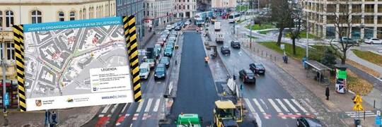 Na słynnym przystanku „Dubois” nie ma już torów. Od soboty zmienia się lokalizacja przystanków autobusowych