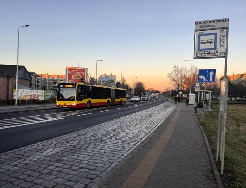 Nowa pętla miałaby być zlokalizowana przy ul. Roślinnej / fot. Wrocławskie Inwestycje
