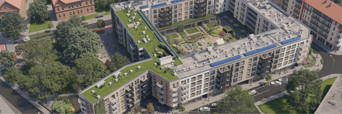 Na Brochowie powstanie nowe osiedle na 200 mieszkań. Wybuduje je miejska spółka TBS [WIZUALIZACJE]