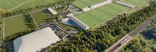 Rusza budowa Wrocławskiego Centrum Sportu. To ogromny kompleks z halą i pełnowymiarowym boiskiem [WIZUALIZACJE]