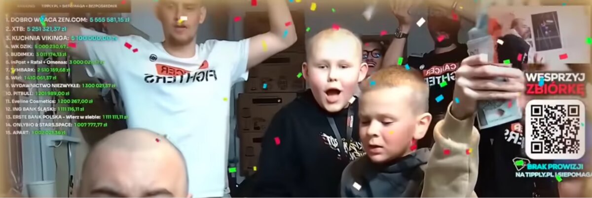 To jest prawdziwy hit internetu: Łatwogang zebrał ponad 250 mln zł dla dzieci chorych na raka!
