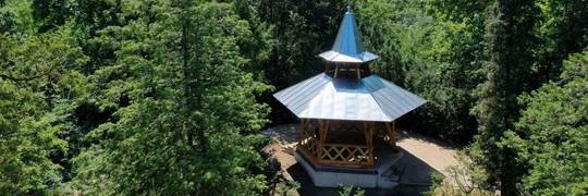 Altana na Wzgórzu Bendera odbudowana po pożarze [ZDJĘCIA]